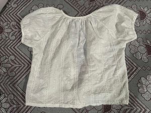 cute white - cream summer top
