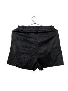 Y2k Faux Leather Shorts