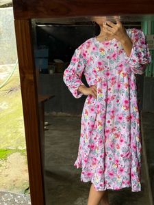 Free size Floral Midi Dress