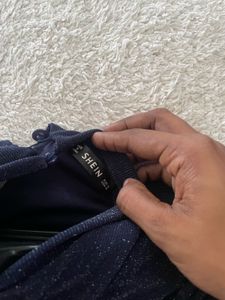 Elegant Navy Blue Dress