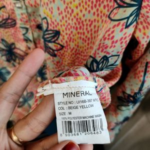PRICE DROP!!!! Minerals Satin Flouncy Top 🧡