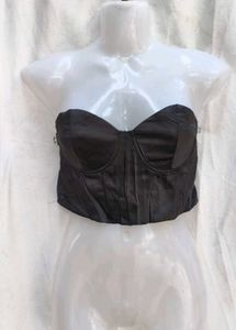11111. Black Corset Top