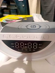 Moon Lamp with Clock