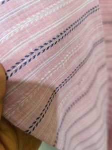 Baby Pink Silver Shine Kurti