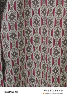 Good Condition Patterned Button-Down Shirt Size422