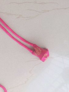 Swtantra Pink Brocade Spaghetti Strap Blouse