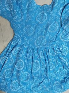 Light Blue Peplum top
