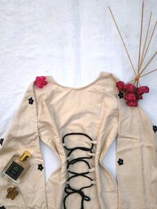 Corset back floral kurti 🫶🏻