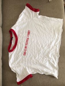 Brand New Zara Cotton Crop Slogan T-shirt