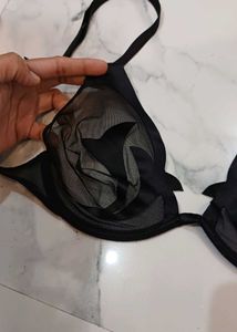 Black net bra...size around 34 to 36ab