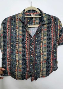 Retro Patterned Shirt