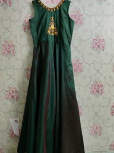 Elegant Ethnic Gown With Shrug