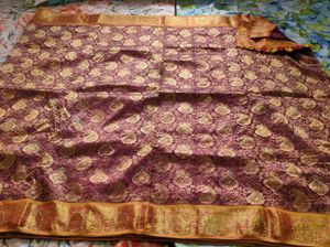 Maroon Bridal Silk Saree