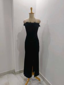 Black Velvet Gown
