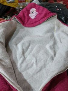 Pink Baby Bath Towel