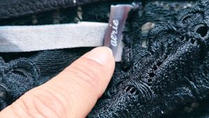 Black Lace Halter Bralette