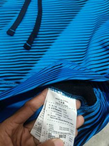Nike Blue Patterned Hoodie