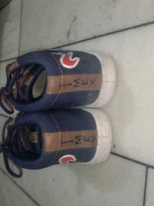 Casual Blue Boot Sneakers