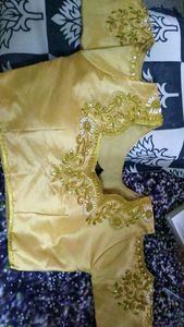 Ladies Designer Banglori Silk Blouses Vol 1*Fabric: Banglori SilkSleeves Jari Work Designs: