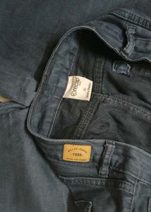 Stylish Grey Denim Jeans