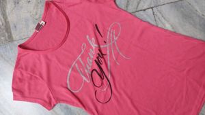 Pink Graphic T-Shirt