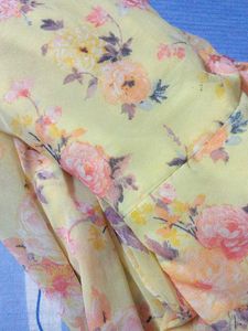 Yellow Floral Dress