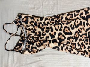 Leopard Print Mini Dress