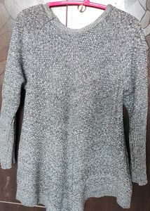 Elegant Grey Top In jute