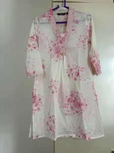 Floral Print Kurti Size S