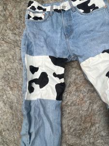 New Unused Handpainted Jeans