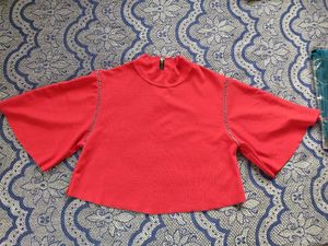 Red Crop Top