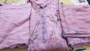 Kurta And Palazzo With Dupatta