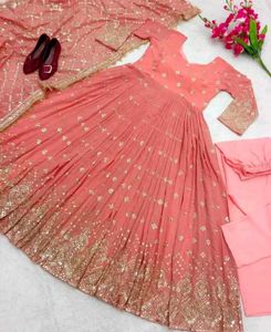MOST BEAUTIFUL ANARKALI 3 PIECE SUIT SET 😍