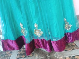 Anarkali Kurta, Bottom Duppata Set