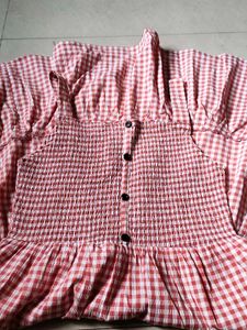 Pink Gingham Sundress