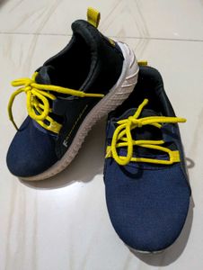 No Flaws Blue & Yellow Boys Shoe
