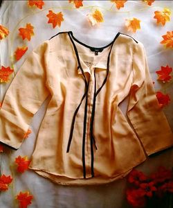 Elegant Bow Tie Blouse