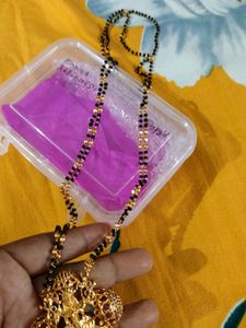 Long Black Beads
