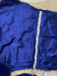 Royal Blue Party Wear Embroidered Kurta Gown