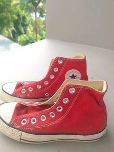 Red Converse Sneakers