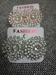 Sparkling Flower Earrings