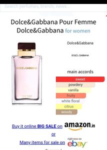 D&amp;G Pour Femme 50ml