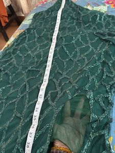 Emerald Green One-Shoulder Gown