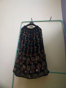 Floral Print Ethnic Skirt