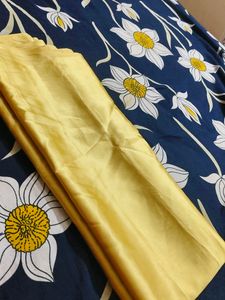 Golden Colour Saree ...