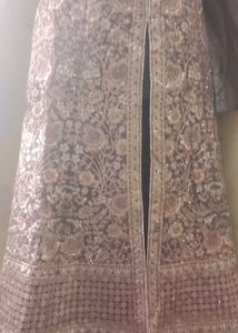 Unsteached Elegant Embroidered Ethnic Gown