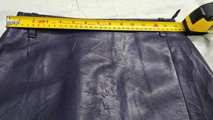 Women&#39;s High-Waist Faux Leather Pencil Skirt