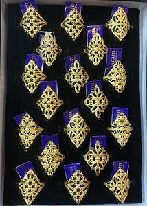 Vintage Gold Plated Filigree Rings