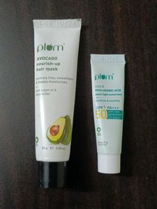 In Coins 👛 Plum Hair Mask & Sunscreen