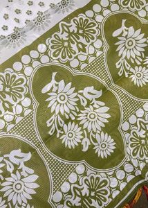 New Saree Bhavani Prints Cotton Doriya with Blouse